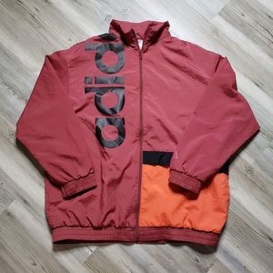 Women's Adidas Track Jacket Windbreaker Size XL